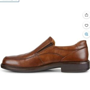 Ecco Holton Apron Toe Men's brown  Leather Slip-On comfort Loafers‎ shoes Sz 11